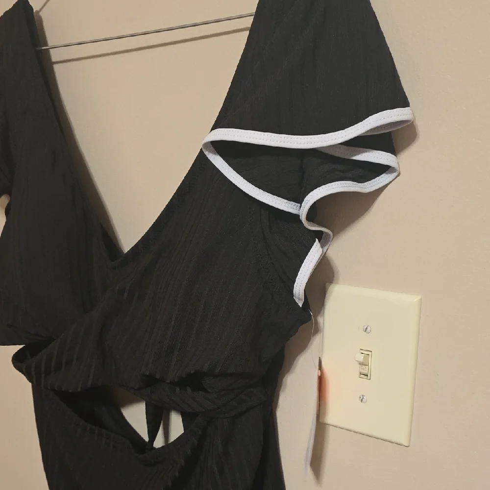 Chic Black Women's One-Piece Swimsuit